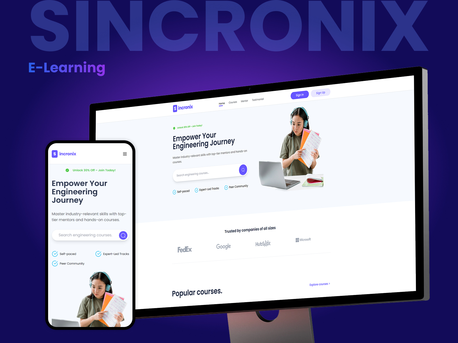 Sincronix E-learning Platform